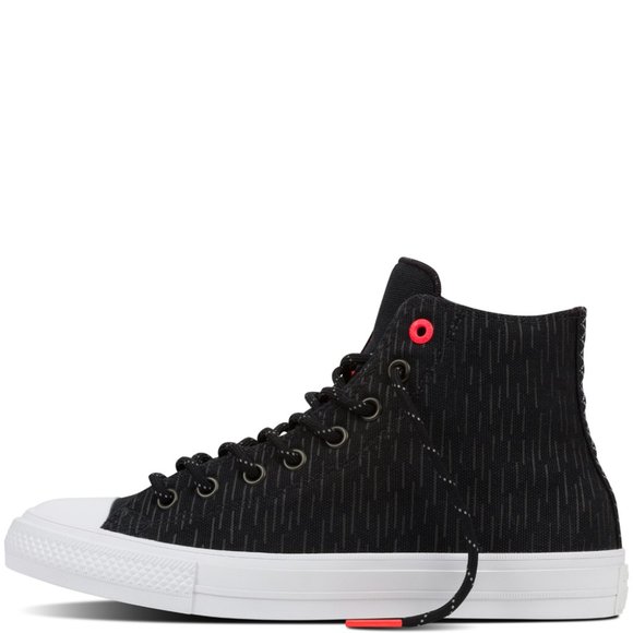 converse shield canvas black